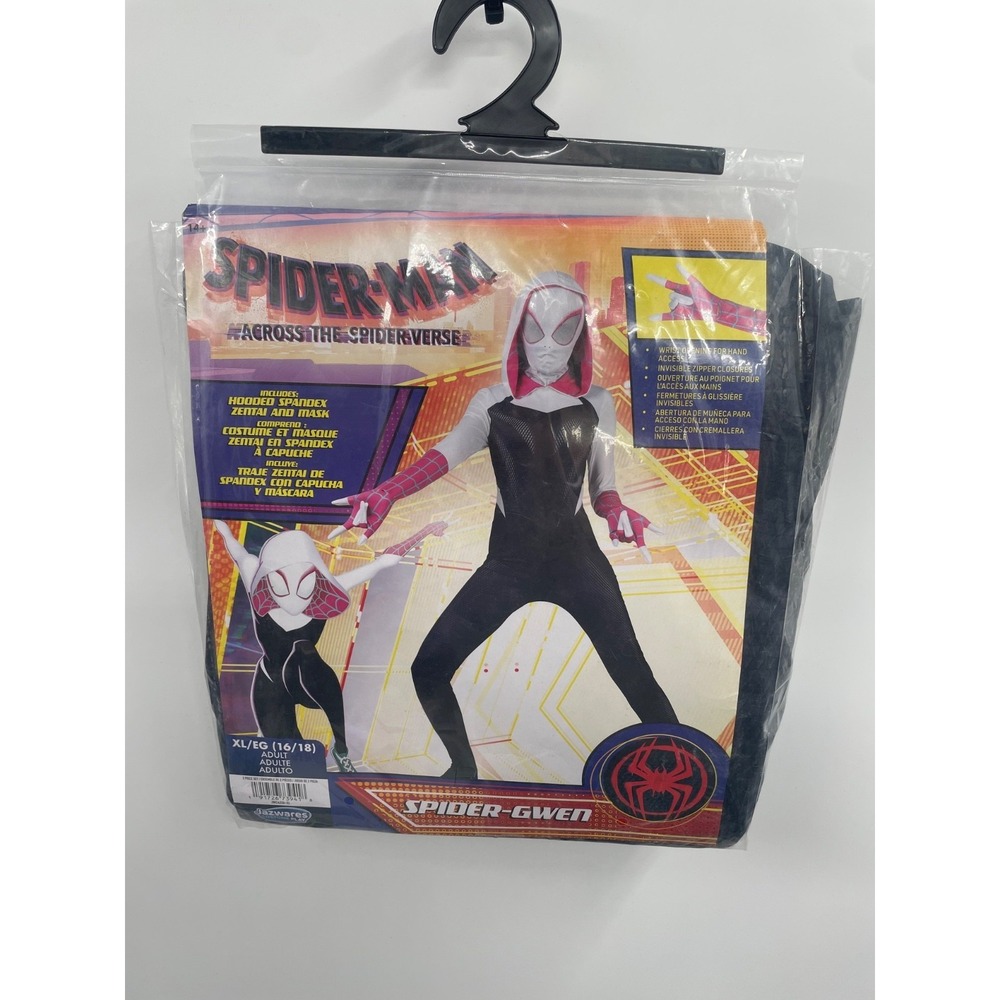 NWT Jazwares MARVEL Spider-Gwen Official Adult Zentai Halloween Costume Adult XL